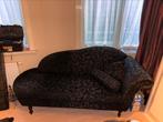 Nette zwarte Franse sofa/chaise loungebank, Ophalen, Zo goed als nieuw, Driepersoons, Frans