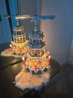 Vintage houten kerst pyramide, Diversen, Kerst, Ophalen of Verzenden, Gebruikt