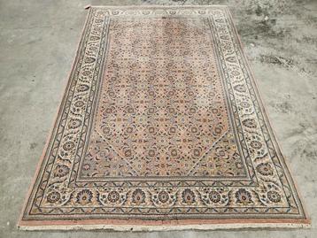 Handgeknoopt Persian wol Herati tapijt pink floral 162x241cm beschikbaar voor biedingen