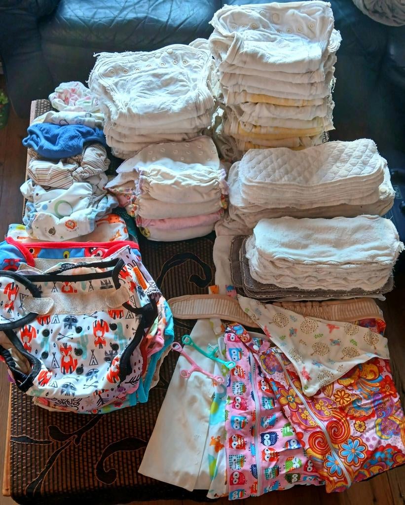 Herbruikbare luiers GROOT PAKKET, Kinderen en Baby's, Babykleding | Overige, Jongetje of Meisje, Ophalen