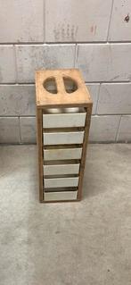 Handige opbergkast met losse bakjes, Gebruikt, Ophalen of Verzenden, Met lade(s), 25 tot 50 cm