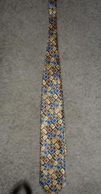 In goede staat verkerende stropdas (bruin met blauw accent), Gedragen, Met patroon, Ophalen of Verzenden, Canda