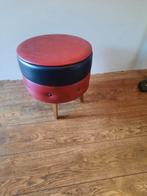 Vintage naaipoef 60 jaren, Ophalen, Zo goed als nieuw, Rechthoekig