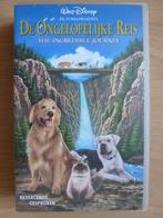 Videoband - De ongelofelijke reis Incredible journey Disney, Cd's en Dvd's, VHS | Kinderen en Jeugd, Alle leeftijden, Kinderprogramma's en -films