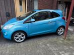 Ford Ka 1.2 69pk 2011 Blauw titanium uitvoering, Auto's, Voorwielaandrijving, Stof, 1242 cc, 4 cilinders