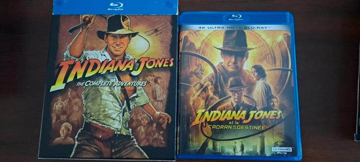 Indiana jones the complete adventure alle de 5 films, Cd's en Dvd's, Blu-ray, Zo goed als nieuw, Ophalen