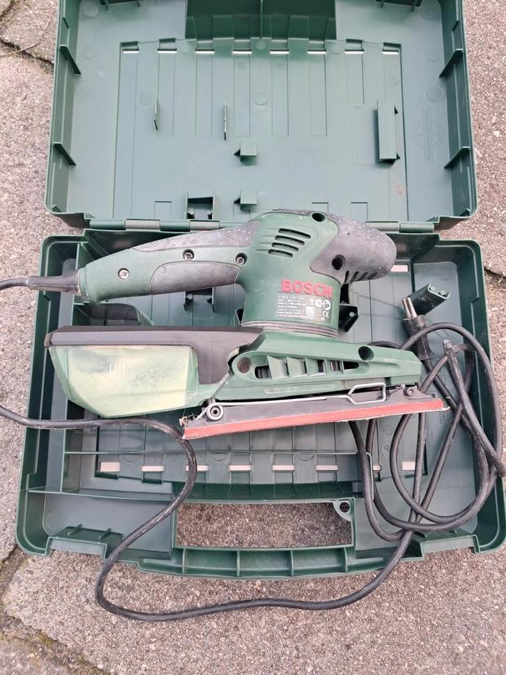 Bosch Vlakschuurmachine PSS 250 AE, Doe-het-zelf en Verbouw, Gereedschap | Schuurmachines, Gebruikt, Vlakschuurmachine, Minder dan 600 watt