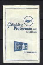 2791 Zoetermeer glasindustrie PIETERMAN, Ophalen of Verzenden, Nederland