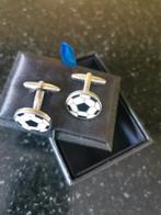 Manchetknopen, voetbal, Sieraden, Tassen en Uiterlijk, Manchetknopen, Ophalen of Verzenden, Nieuw, Overige materialen