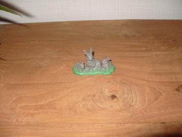 3 konijntjes/hazen dierfiguur Bullyland  beschikbaar voor biedingen