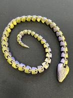 Lila Lime gemêleerde Snake / Slang 62 cm, Ophalen of Verzenden, Nieuw