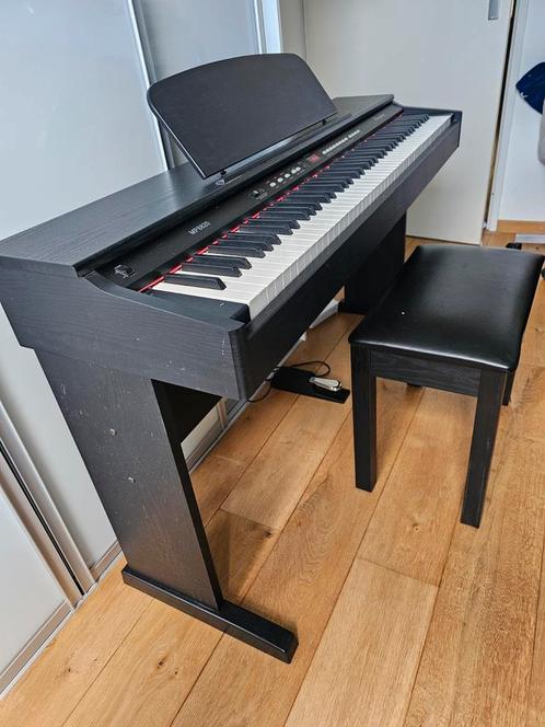 merk, ringway, Muziek en Instrumenten, Piano's, Zo goed als nieuw, Zwart, Digitaal, Ophalen