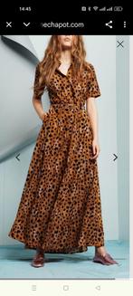 Fabienne Chabot Mia dress maat S bruin/ zwart panterprint, Bruin, Ophalen of Verzenden, Zo goed als nieuw, Fabienne Chapot