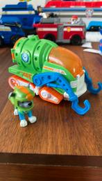 Paw Patrol Rocky + voertuig, Kinderen en Baby's, Speelgoed | Actiefiguren, Ophalen of Verzenden, Zo goed als nieuw