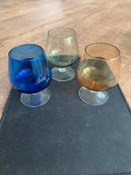 Vintage gekleurde glazen set, Ophalen, Glas of Glazen, Overige stijlen, Glas