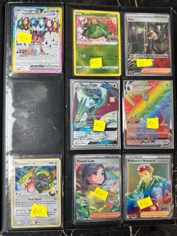 Veel Pokemon TCG Pikachu Charizard JT Trainers Eevee + meer beschikbaar voor biedingen