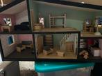 Lundby Poppenhuis met Accessoires & Poppetjes, Ophalen of Verzenden, Gebruikt, Poppenhuis