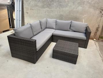 !!ACTIE!! Tuinset - Loungeset - inclusief tafel + kussens beschikbaar voor biedingen