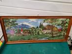 schilderij geborduurd oostenrijk, Ophalen of Verzenden, 'T Olde Gre-j, Info@toldegrej.nl, Endepoelstraat 20f Didam