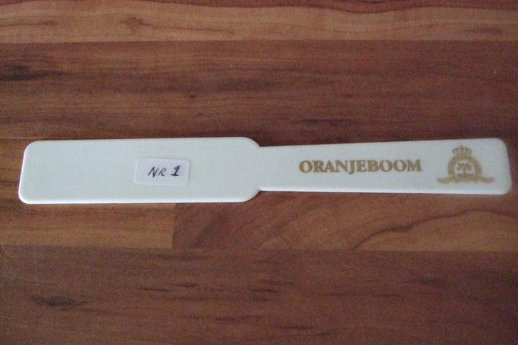 Oranjeboom bierspatel-/afschuimer (nr.1), Verzamelen, Biermerken, Nieuw, Overige typen, Oranjeboom, Ophalen of Verzenden