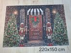 Fotografie achtergrond kerst: deur met notenkraker, Ophalen of Verzenden, Nieuw, Achtergrond