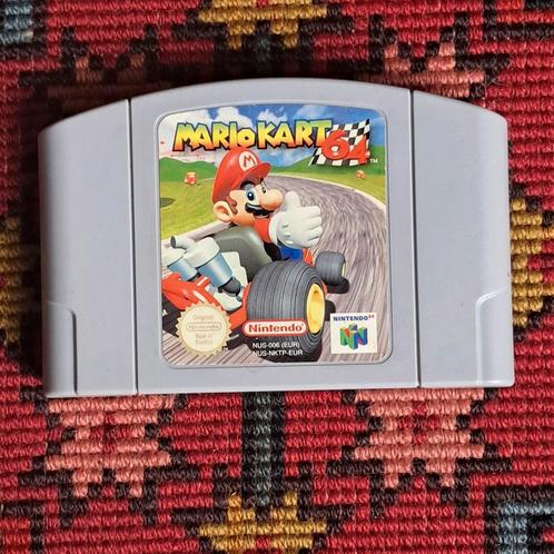 Mario Kart 64 - Nintendo 64, Spelcomputers en Games, Games | Nintendo 64, Gebruikt, Racen en Vliegen, 3 spelers of meer, Vanaf 3 jaar