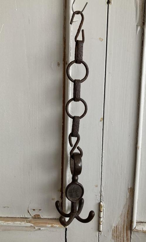 Bbrocante oude ijzeren mijwerkershaak, Antiek en Kunst, Curiosa en Brocante, Ophalen of Verzenden