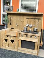 Zeer mooie kinderkeuken + toebehoren, Ophalen of Verzenden, Zo goed als nieuw, Hout, Speelkeuken-accessoire
