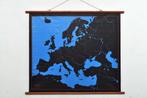 Vintage kaart Europa 1973 schoolplaat plaat landkaart, Ophalen of Verzenden, Aardrijkskunde