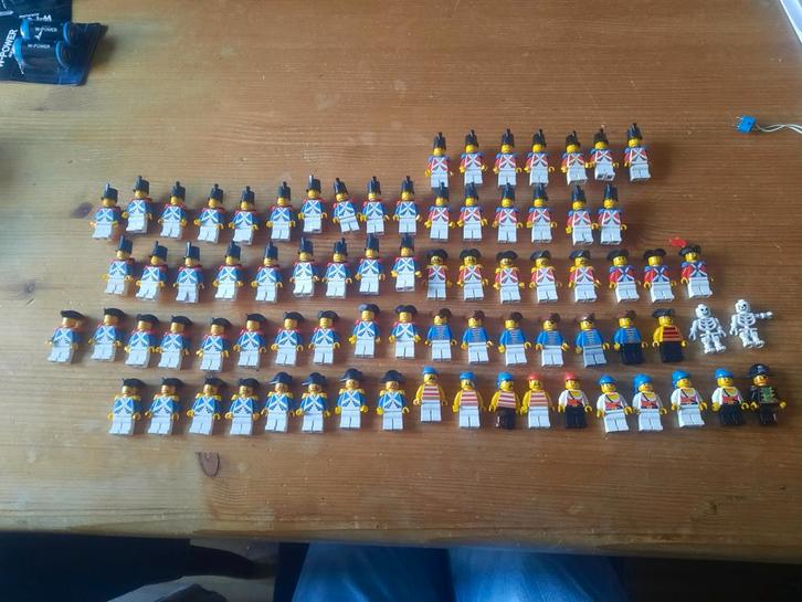 Lego Pirates Figuren Jaren 80 - Imperial Soldaten, Kinderen en Baby's, Speelgoed | Duplo en Lego, Gebruikt, Lego, Losse stenen