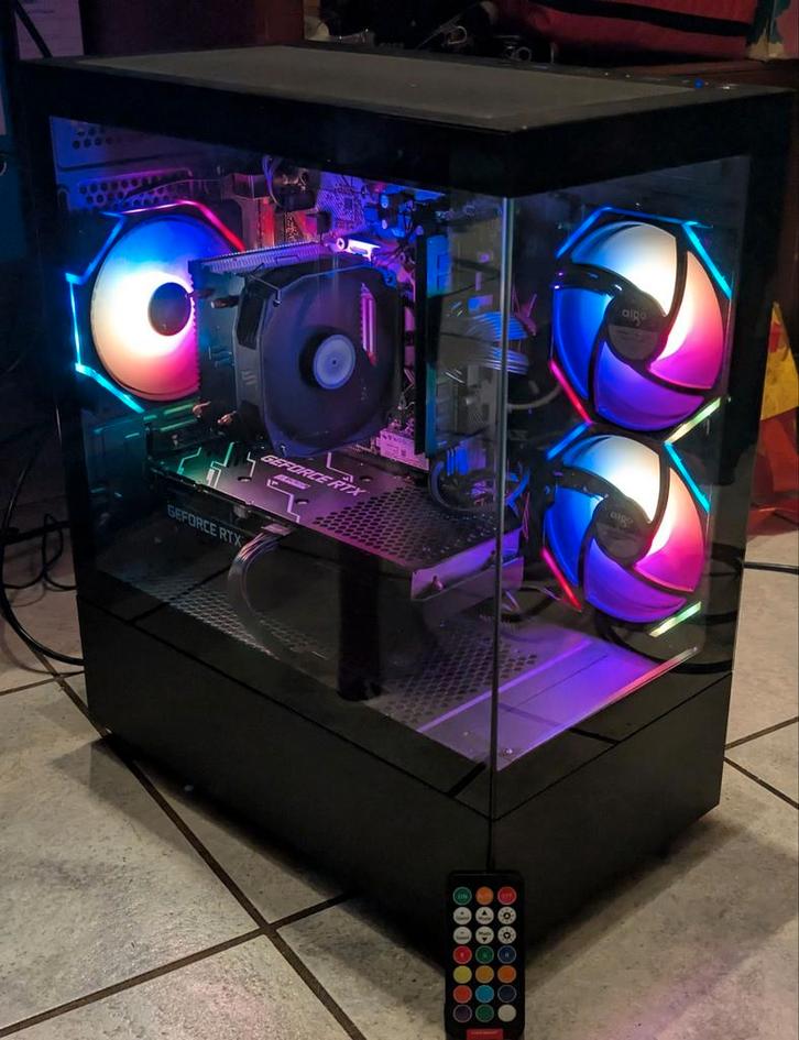 Mooie butget gaming PC met Ryzen 5 3350G + RTX 3060 Ti, Computers en Software, Desktop Pc's, Zo goed als nieuw, 3 tot 4 Ghz, HDD