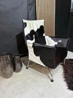 Montis Charly Fauteuil Koeienhuid, Huis en Inrichting, Fauteuils, Ophalen, Zo goed als nieuw, 50 tot 75 cm, Leer