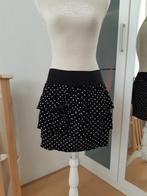 Rokje zwart met witte stippen, Kleding | Dames, Zwart, Ophalen of Verzenden, Zo goed als nieuw, Maat 36 (S)