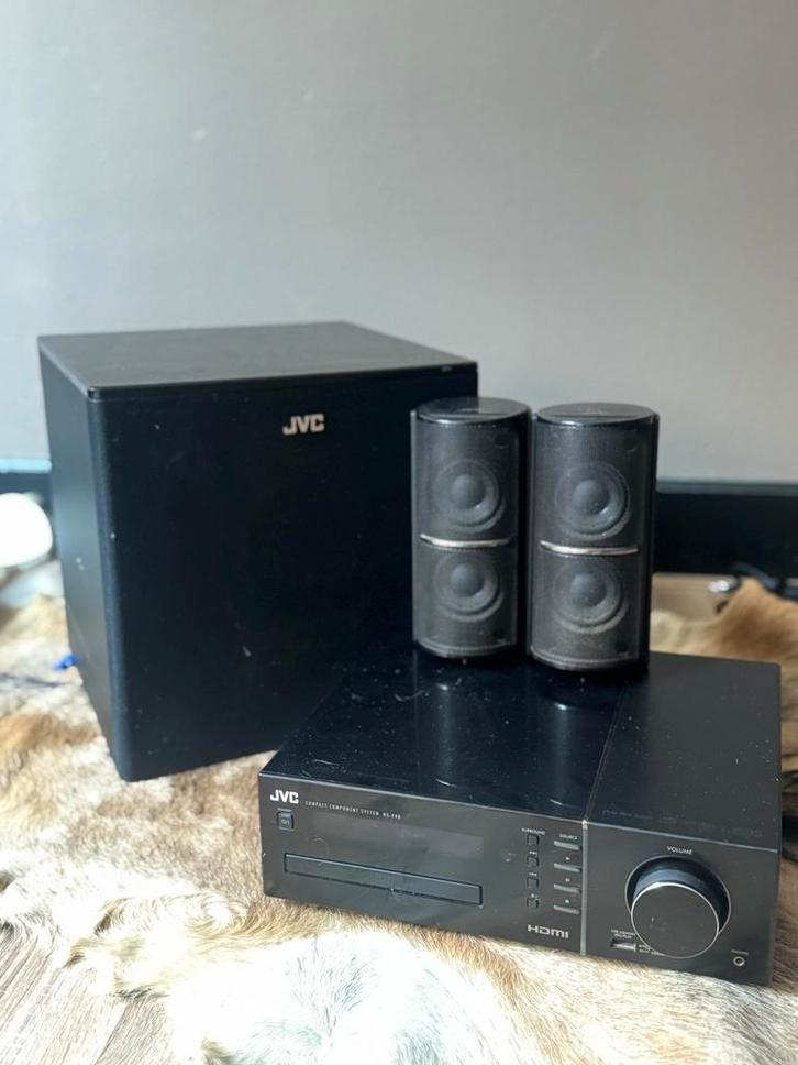 JVC Compact Stereo Systeem, Audio, Tv en Foto, Home Cinema-sets, Zo goed als nieuw, Dvd-speler, JVC, Ophalen