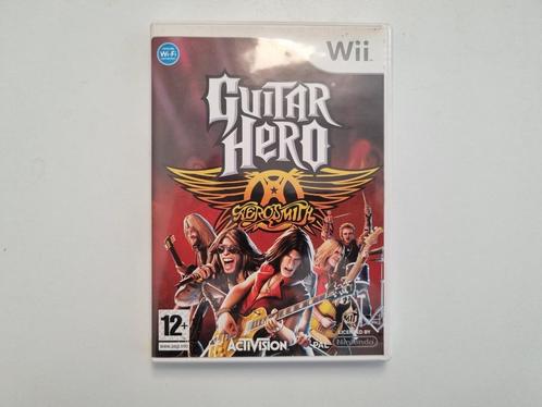 Guitar Hero Aerosmith - Nintendo Wii, Spelcomputers en Games, Games | Nintendo Wii, Zo goed als nieuw, Muziek, 3 spelers of meer