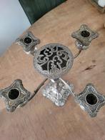 Vintage kandelaar grapevine, Ophalen of Verzenden, Koper of Brons