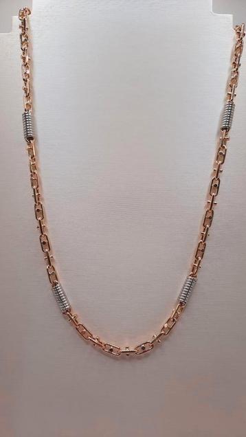 Gouden fantasie ketting 14kt  beschikbaar voor biedingen