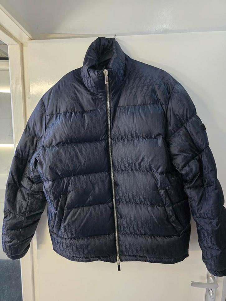 Dior Oblique Jas, Kleding | Heren, Jassen | Winter, Zo goed als nieuw, Overige maten, Blauw, Ophalen of Verzenden