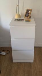 Ladekastje, 3 laden, Ikea Malm N, Huis en Inrichting, Kasten | Ladekasten, Ophalen, Minder dan 50 cm, Wit, Zo goed als nieuw