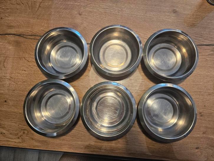 6 etensbakjes voor katten of kleine honden, Dieren en Toebehoren, Kattenvoerbakken en Drinkbakken, Zo goed als nieuw, Ophalen of Verzenden