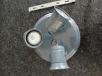 Plafondlamp grijs, Ophalen of Verzenden, Zo goed als nieuw, Metaal
