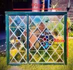 leuk decoratie raam., Ophalen, Gebruikt, Glas in lood, 80 tot 120 cm