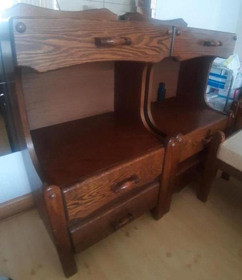 2 nachtkastjes samen 100,-, Huis en Inrichting, Slaapkamer | Nachtkastjes, Zo goed als nieuw, 70 cm of meer, 45 tot 65 cm, Hout