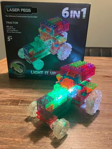 Laser pegs bouwstenen tractor 6 in 1 beschikbaar voor biedingen