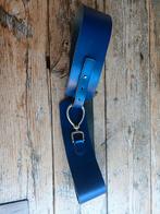 Nieuwe blauwe lederen riem maat 110, Overige kleuren, Echt leder, Nieuw, Tailleriem