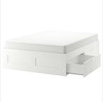Ikea bedframe + lattenbodem, Huis en Inrichting, Slaapkamer | Bedden, Ophalen, Tweepersoons, Zo goed als nieuw, 200 cm