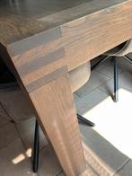Maasie eiken eettafel, Huis en Inrichting, Tafels | Eettafels, Ophalen, 100 tot 150 cm, Eikenhout, 200 cm of meer