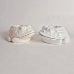 Vintage vetplant of cactus potje in de vorm van een kikker, Vintage items, Gebruikt, Verzenden, Rond