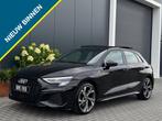 Audi A3 Sportback 35 TDI 3x S Line M22 PANO NAVI CAMERA CLIM, Auto's, Audi, Automaat, Gebruikt, 150 pk, Zwart