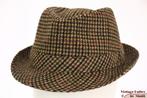 heren Gleufhoed Trilby Hawkins tweed-stijl groen bruin 59, Hoed, Nieuw, Ophalen of Verzenden, 58 of 59 cm (L, 7¼ of ⅜ inch)